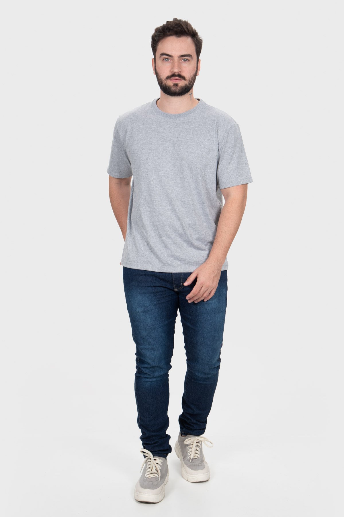 Camiseta Casual Essencial Básica - Mescla
