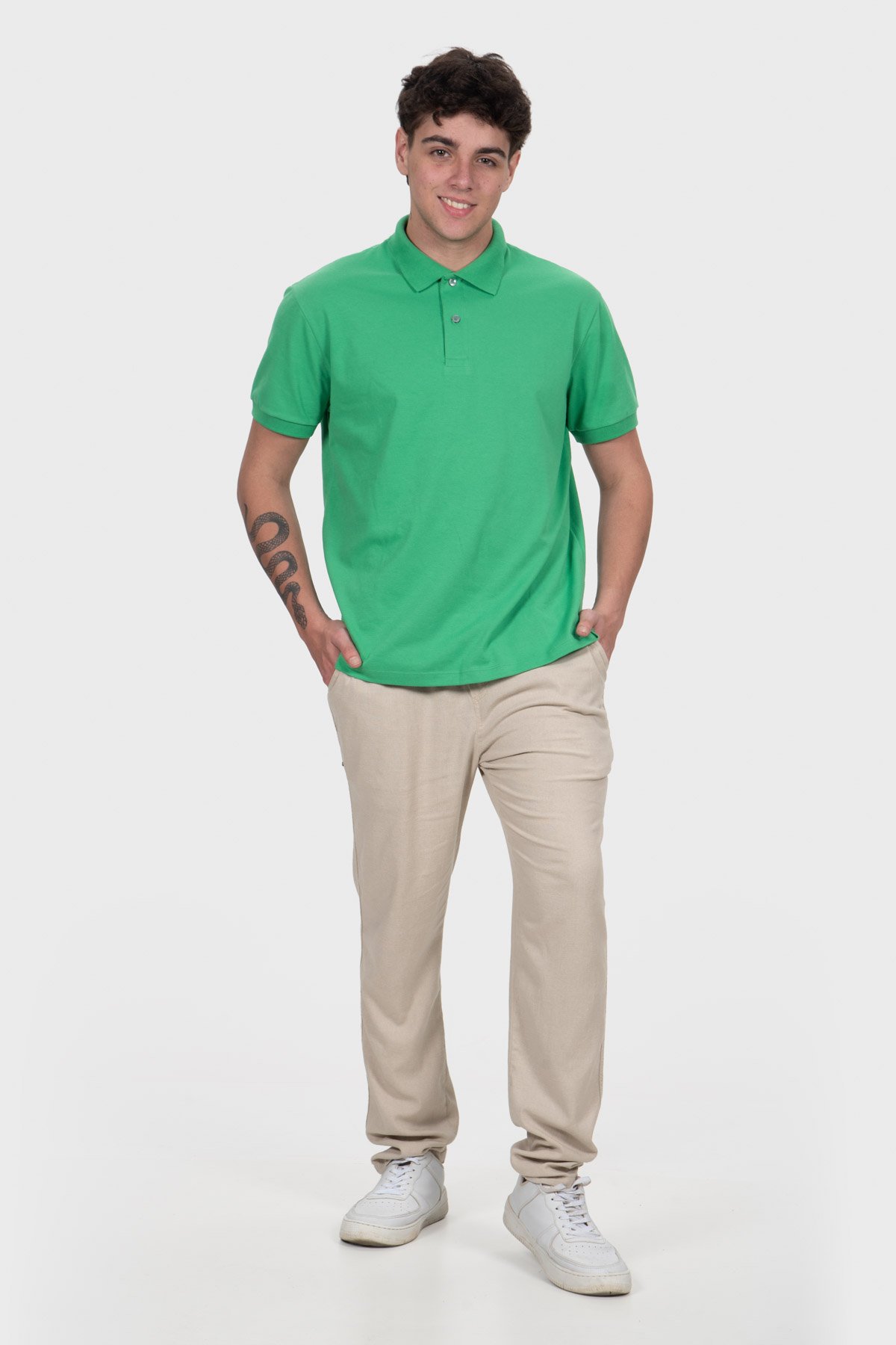 Gola Polo Classic Básica - Verde Bandeira