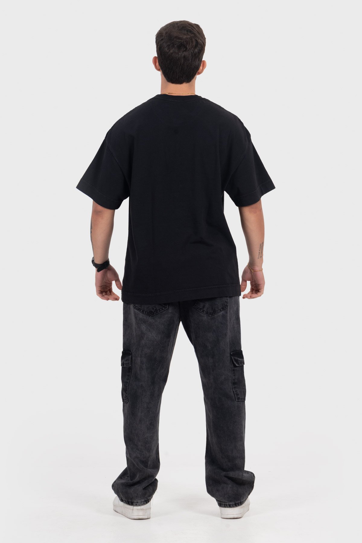 Camiseta Oversized Bulk Básica - Preta - Imagem 3
