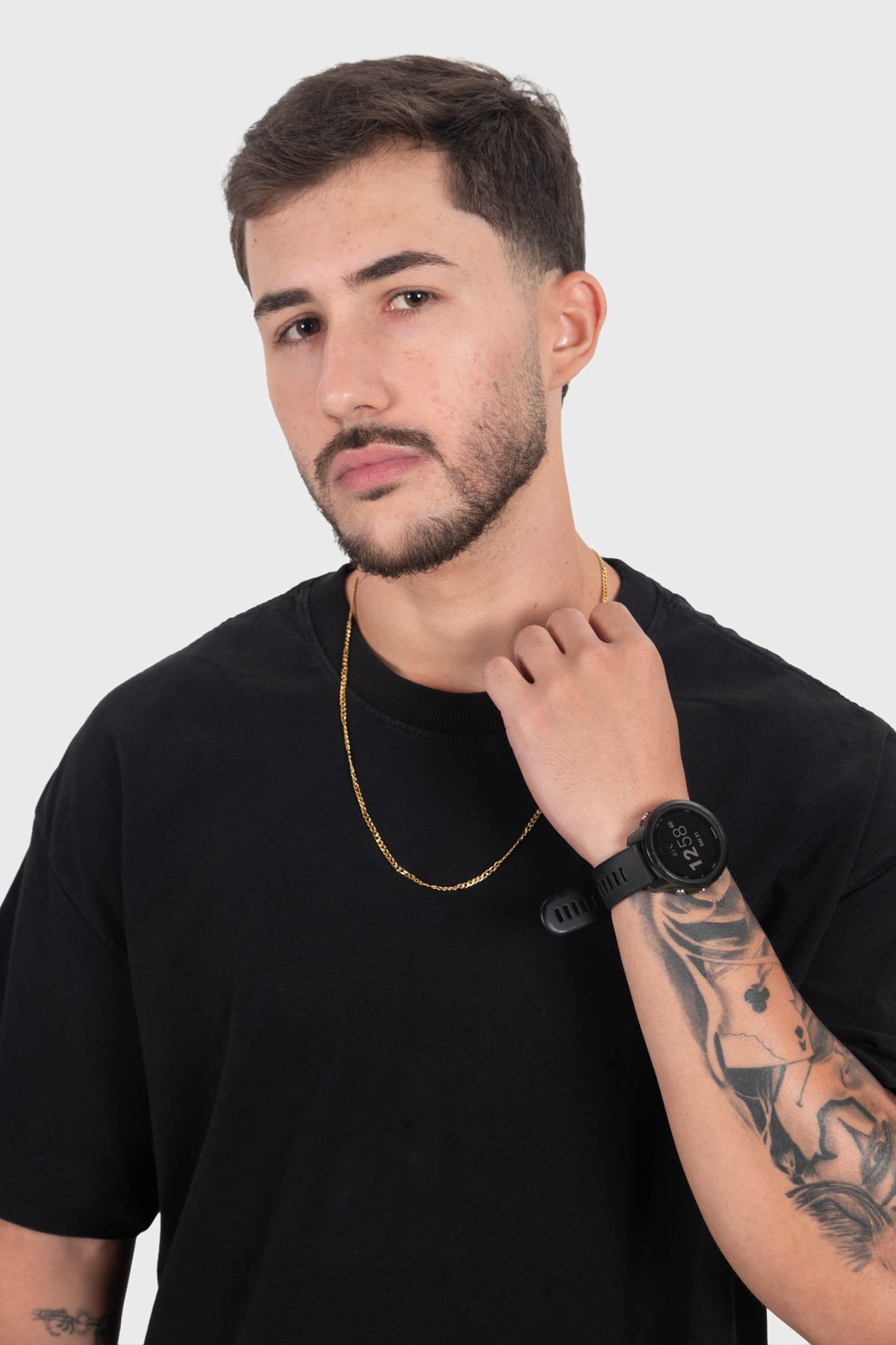 Camiseta Oversized Bulk Básica - Preta - Imagem 5